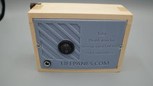 Illuminated Display Box with Life Pane - Customized Back Panel Text