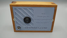 Illuminated Display Box with Life Pane - Customized Back Panel Text